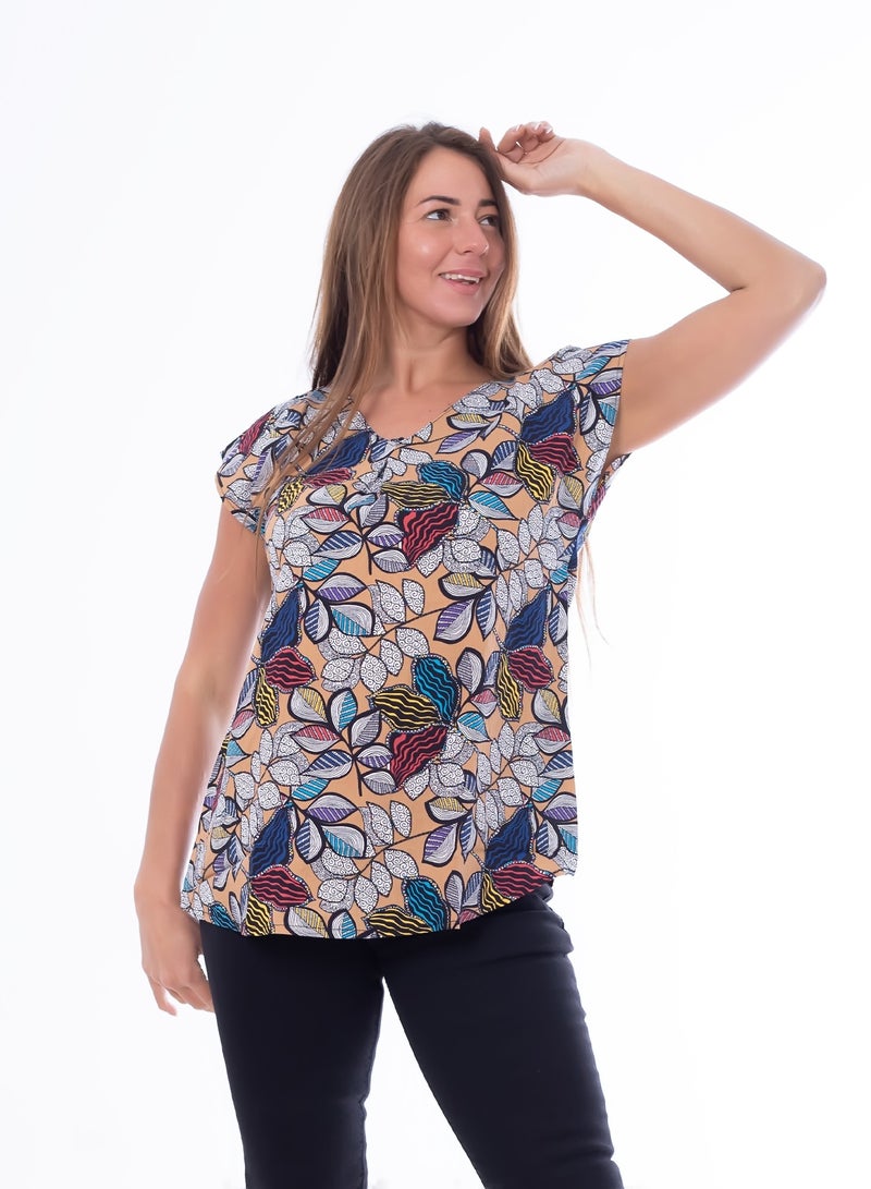 BEBO 1/2 km embossed blouse - Image 1
