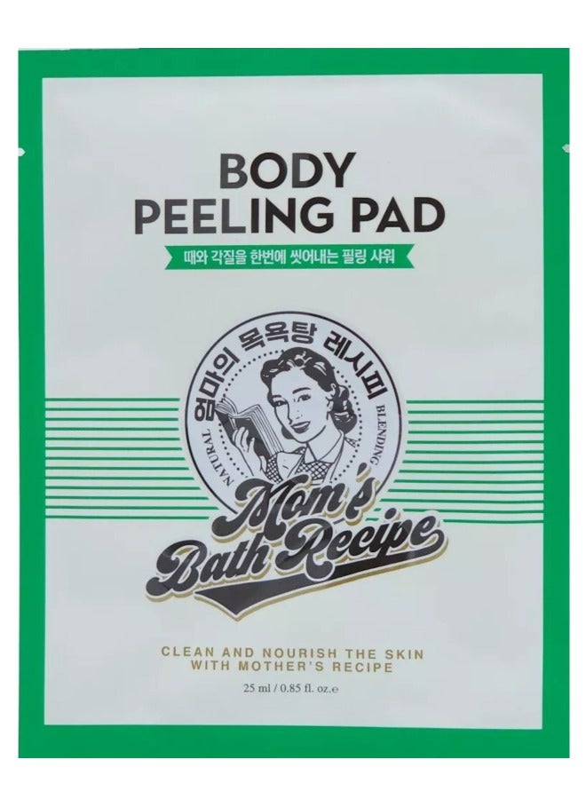 Moms Bath Recipe Korean body Peeling Pad Loofah 