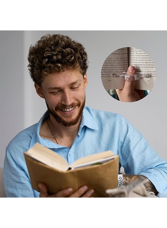 حامل صفحات كتاب مريح للقراءة | حامل فتاحة كتب من الراتنج المتين - مثالي لعشاق القراءة - Image 3