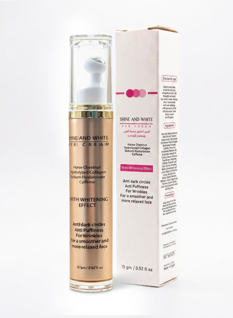 So Sandy Shine & White Eye Contour Brightening under eye cream, with Anti-aging effect. - Image 1