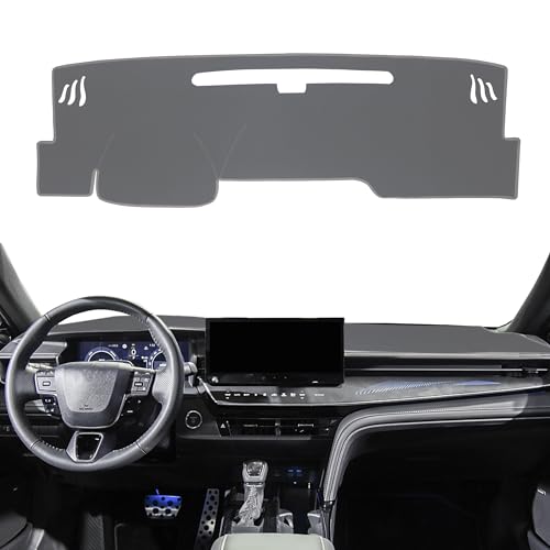 SENSHINE Dashboard Cover for 2025 2026 Toyota Camry Accessories Dash Cover Mat No Glare Sunshade UV Rays Carpet Protector Pad Without HUD, All Gray - Image 1