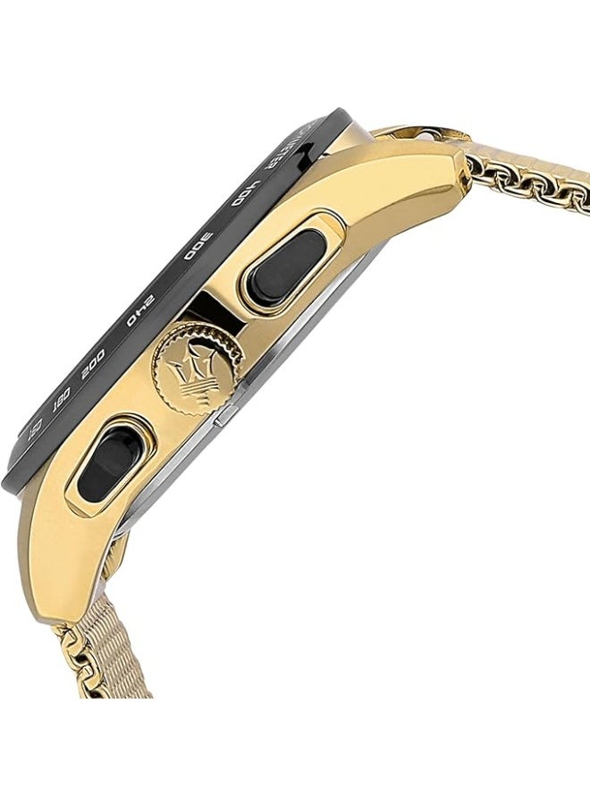 MASERATI TRAGUARDO 45MM CHR BLACK DIAL YG BR - Image 5