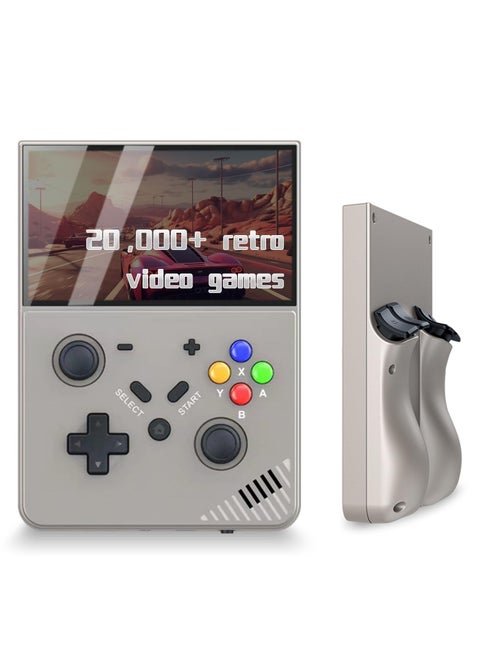 SYOSI Handheld Game Console, Retro Video Game Player, 4.3 Inch IPS Screen, Linux OS, Built-in 64G TF Card, Built-in 20,000+ Classic Games, Retro Handheld Game Console with 25 Classic Simulators