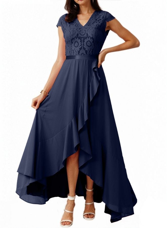 Tepveisoy Fashion Ladies Lace Dress Banquet Dress Long Skirt Party Evening Dress Bridesmaid Dress  - Image 1