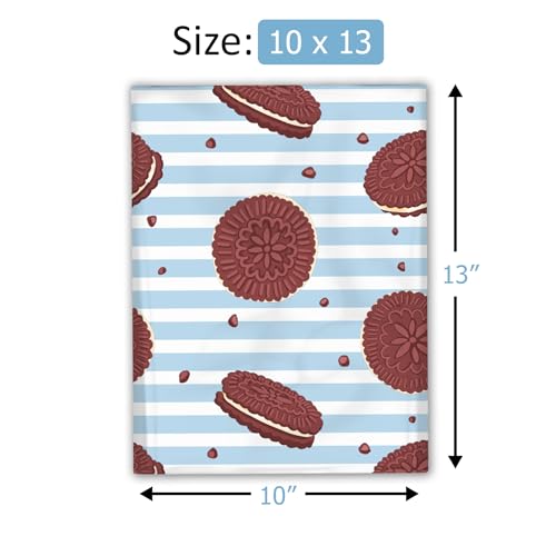 Pro Supply Global 10x13 (100) Cookies and Cream Designer Poly Mailers Waterproof Self Sealing Tear Resistant Polymailers Shipping Envelopes Premium Printed Bags For Small Businesses - Image 4