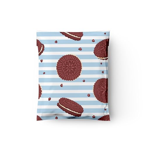 Pro Supply Global 10x13 (100) Cookies and Cream Designer Poly Mailers Waterproof Self Sealing Tear Resistant Polymailers Shipping Envelopes Premium Printed Bags For Small Businesses - Image 5