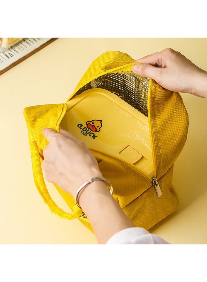 Cilock Insulated Lunch Box Bag Fresh-keeping Box Bento Handbag Thickened Aluminum Foil Insulation Bag Little Yellow Duck Co-branded Single Pack - Image 5