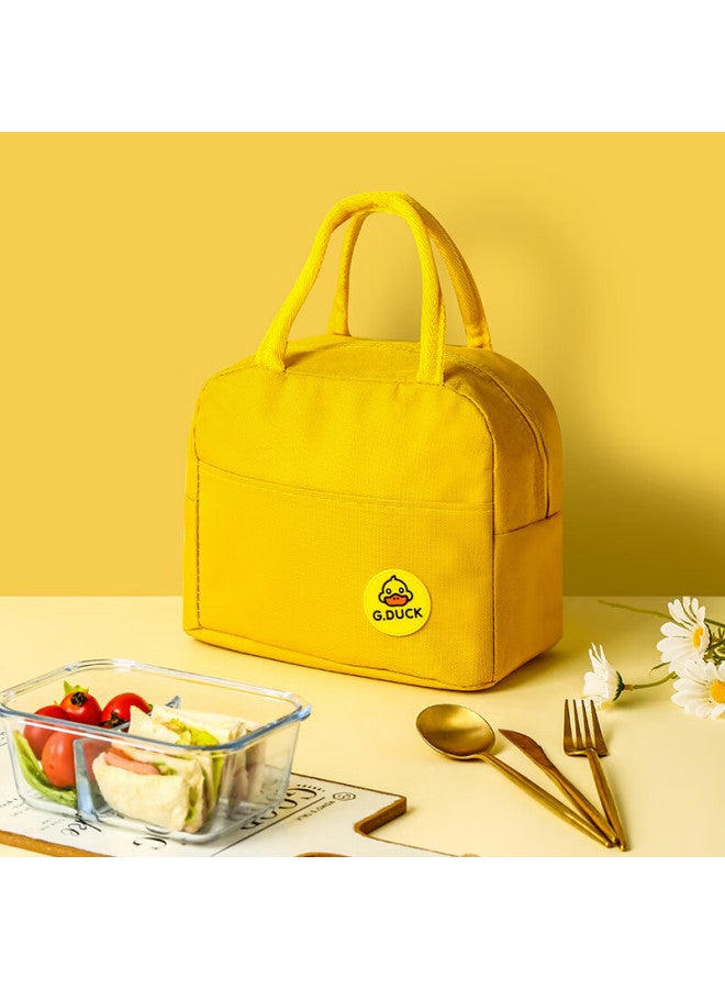 Cilock Insulated Lunch Box Bag Fresh-keeping Box Bento Handbag Thickened Aluminum Foil Insulation Bag Little Yellow Duck Co-branded Single Pack - Image 3