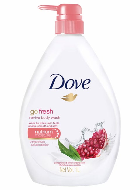 Dove Go Fresh Revive Body Wash Pomegranate and Lemon Verbena 1 Liter