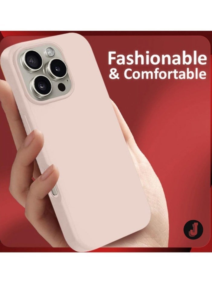 JAJEEK "New Liquid Silicone Case for iPhone 16 Pro Max – Ultra Slim, Soft Anti-Scratch Microfiber Lining & Enhanced Drop Protection" - Image 4