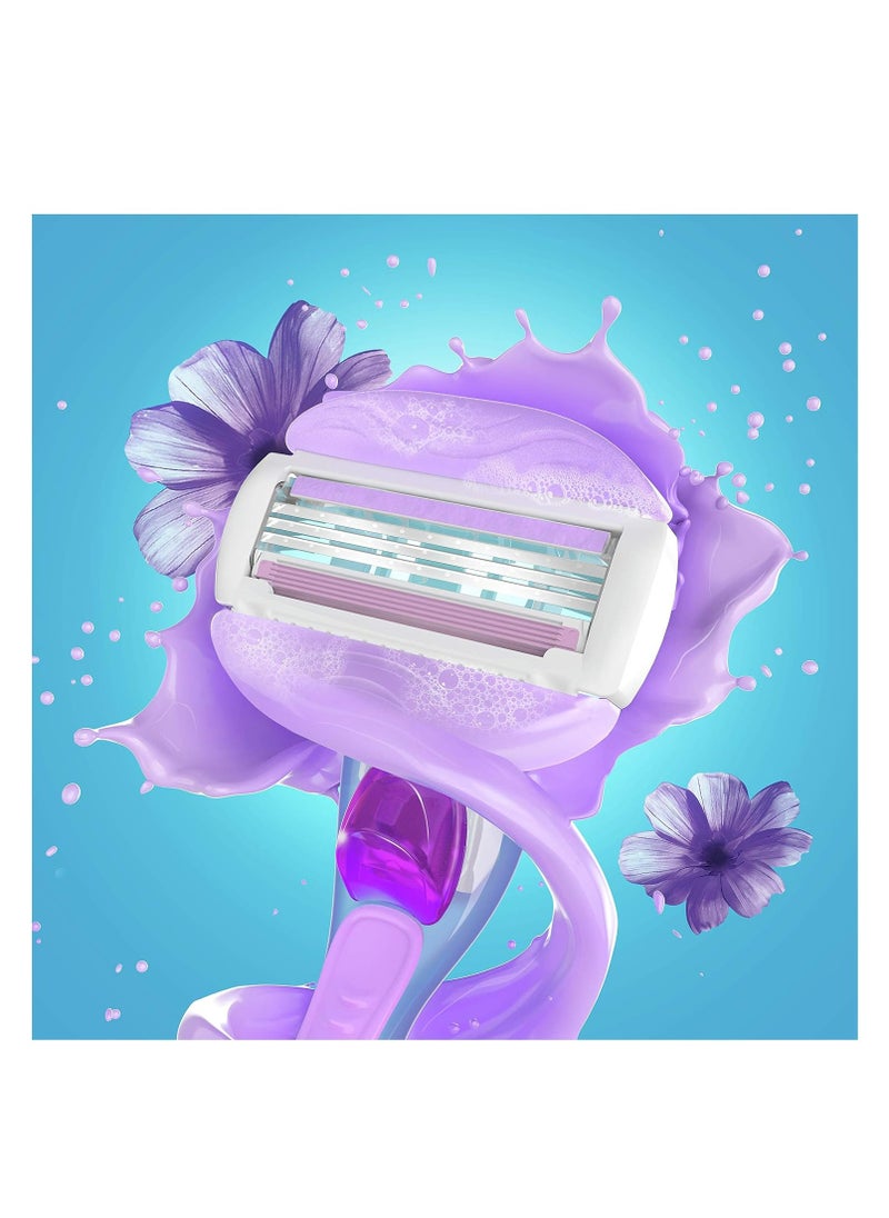 Gillette Gillette Venus ComfortGlide Breeze 2-in-1 Razor for Women Pack of 8  - Image 3