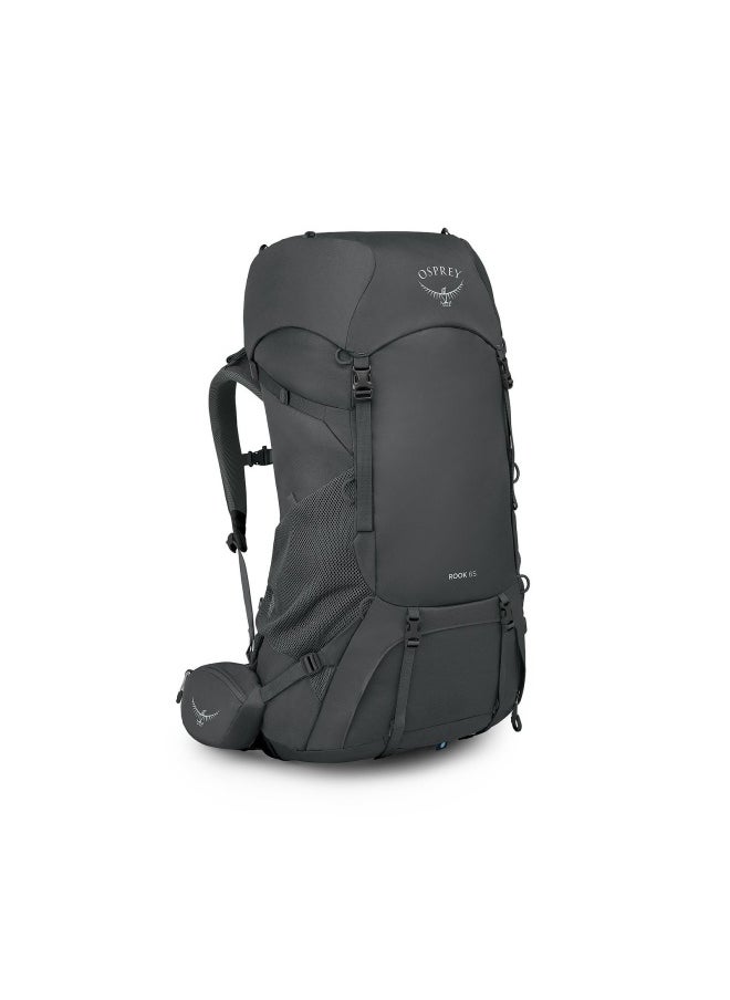 OSPREY Osprey Rook 65 Dark Charcoal/Silver Lining O/S Camping Backpack  - Image 1