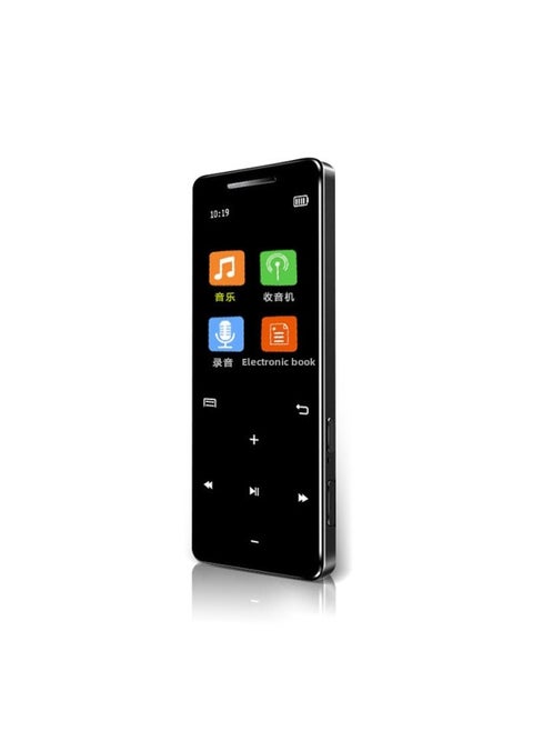 Geili High-definition Touch Screen Mp3 Portable Music Player Student Special Mp4 Bluetooth Music Player Digital Computer/mp3-Body Color:mp3 Black [with Bluetooth]]-Memory Capacity:16GB
