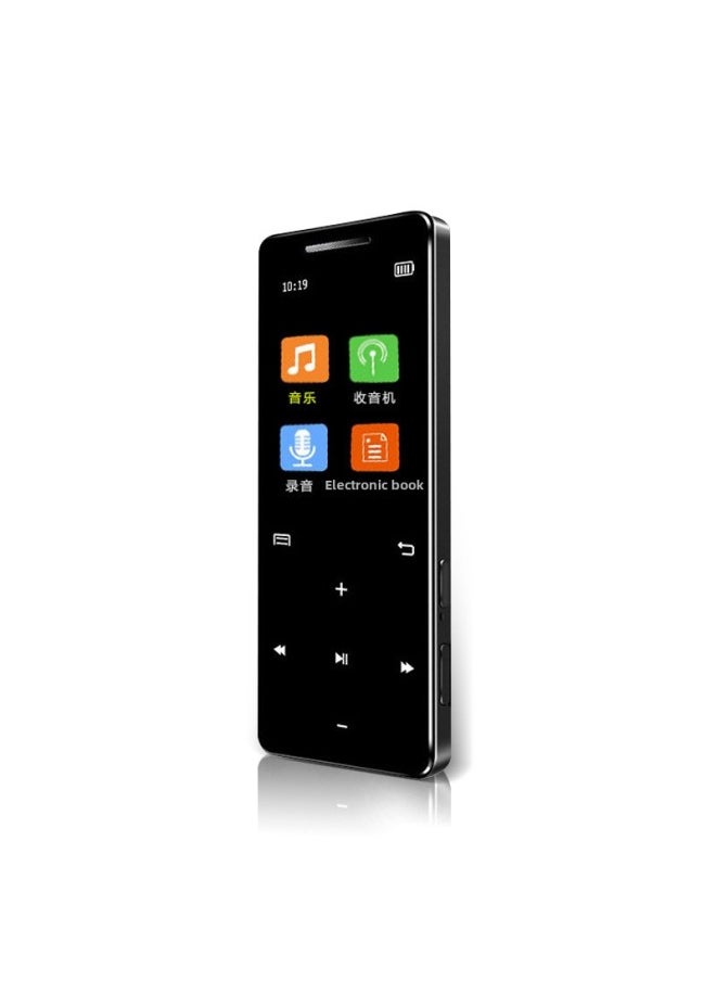 Geili High-definition Touch Screen Mp3 Portable Music Player Student Special Mp4 Bluetooth Music Player Digital Computer/mp3-Body Color:mp3 Black [with Bluetooth]]-Memory Capacity:16GB