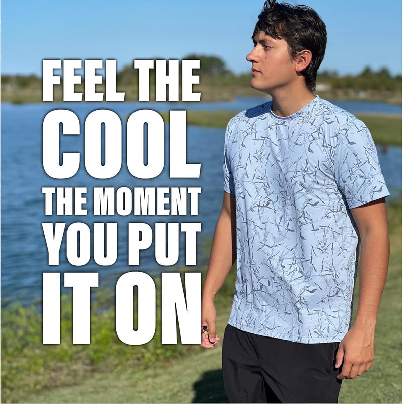 SHAKEitCOOL Men’s Short Sleeve Cooling Tee - Image 2