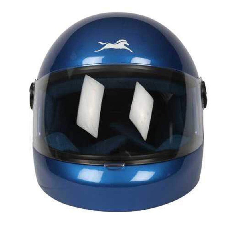 TVS Full Face Helmet for Men and Women, ISI DOT Certified, Clear Visor, Blue, Size L, Motorbike Helmet - Image 5