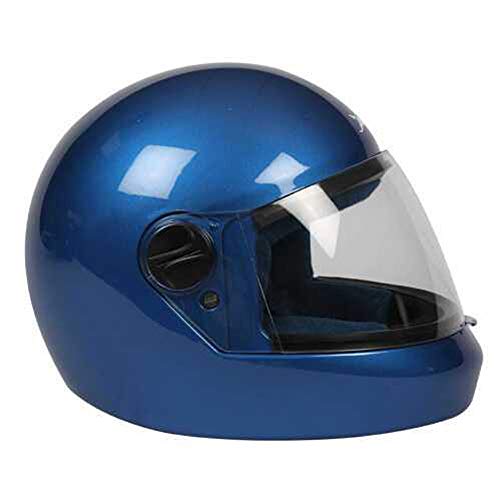 TVS Full Face Helmet for Men and Women, ISI DOT Certified, Clear Visor, Blue, Size L, Motorbike Helmet - Image 3