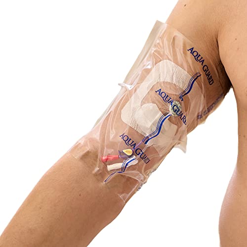 TIDI AquaGuard Sheet – 9” x 9” – Shower Protection Sheet – Self-Adhesive Moisture Barrier – Made without Latex – Wound Cover for Showering – 7 Sheets per Package – Home Medical Supplies (50015-PKG) - Image 1