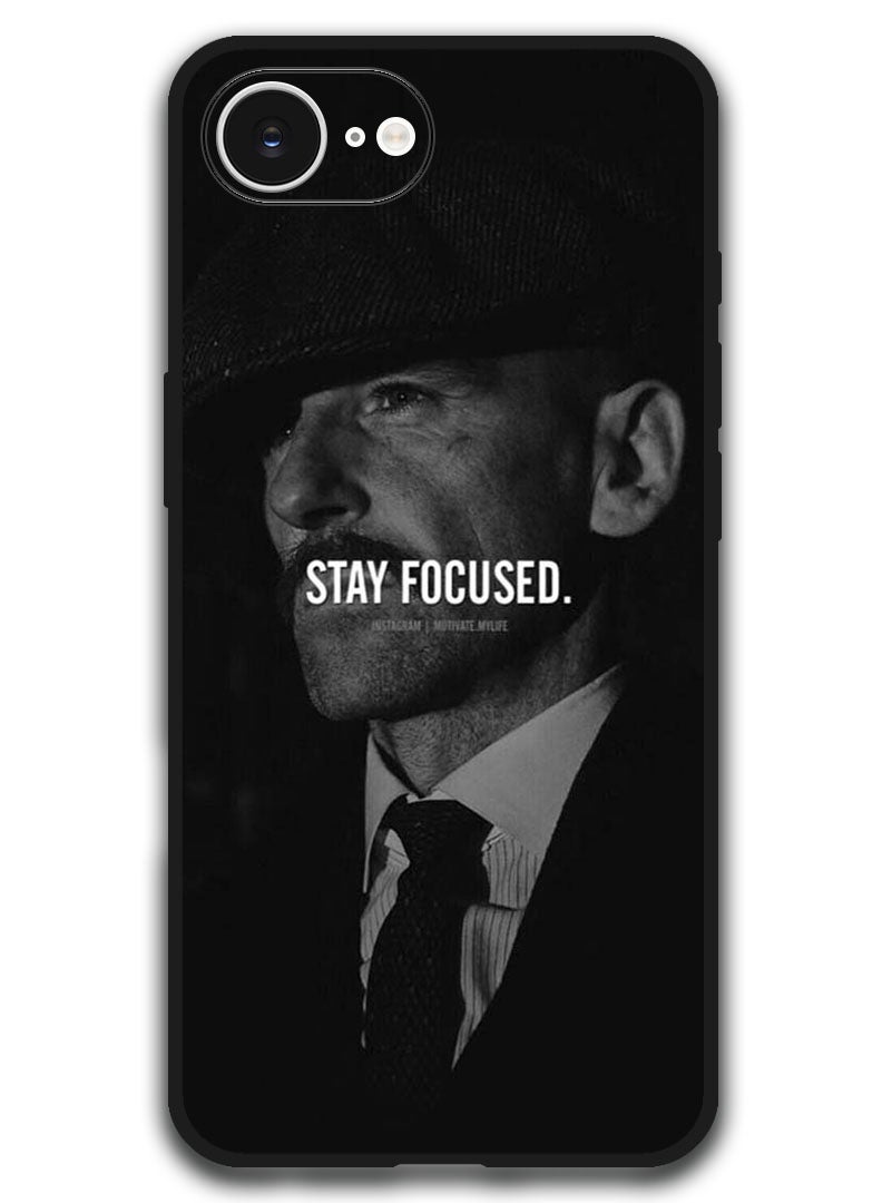 Theodor Case Compatible with Apple iPhone 17e / 16e 6.1 Inch Protection Shockproof Bumper Cover - Stay focused - Image 1