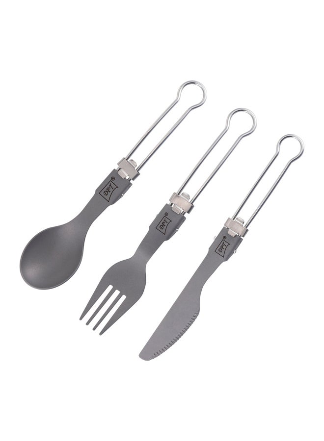 DPT Trips spoons, Hiking Spoons, Gray, Set 3 pcs - Image 1