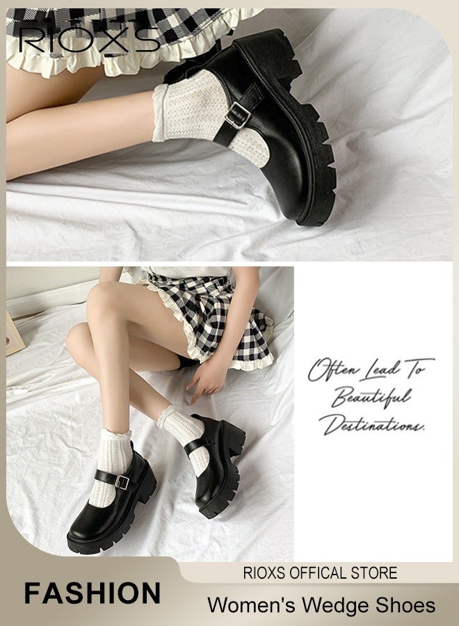 السيدة ماري جاين: حذاء قديم قديم مناسب للسيدات، حذاء سميك مزخرف مزخرف، حذاء جلدي مزود ببراءات اختراع، حذاء سميك بأصابع قدمين دائريين، حذاء أنيق كلاسيكي للسيدات، حذاء قوتي للسيدات، حذاء مضخة مدرسية للفتيات، حذاء مناسب للأعمال التجارية والعادية