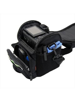 FOSOTO Waterproof (with Rain Cover) Black Camera Case Bag Compatible for Canon EOS M10 M6 M2 Mrak II M50 M100 Rebel T3i T4i T5 SL1, Nikon P600 D3300 D3400 D5100 D5300 D7200,Sony RX10M3,Olympus EM10  - Image 5