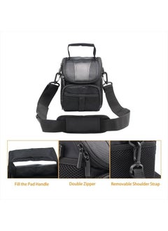 FOSOTO Waterproof (with Rain Cover) Black Camera Case Bag Compatible for Canon EOS M10 M6 M2 Mrak II M50 M100 Rebel T3i T4i T5 SL1, Nikon P600 D3300 D3400 D5100 D5300 D7200,Sony RX10M3,Olympus EM10  - Image 4