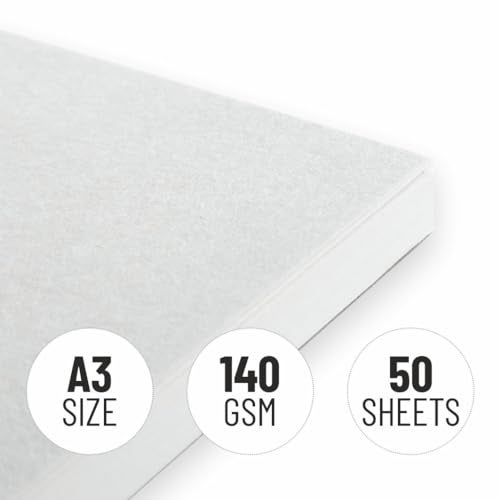 Anupam SketchO Sketch Book A3 Top Wiro Bound Drawing Book Acid Free Paper 140 GSM Professional-Grade Sheetsfor Artists, Professional (50 Sheets, 100 Pages) - Image 4
