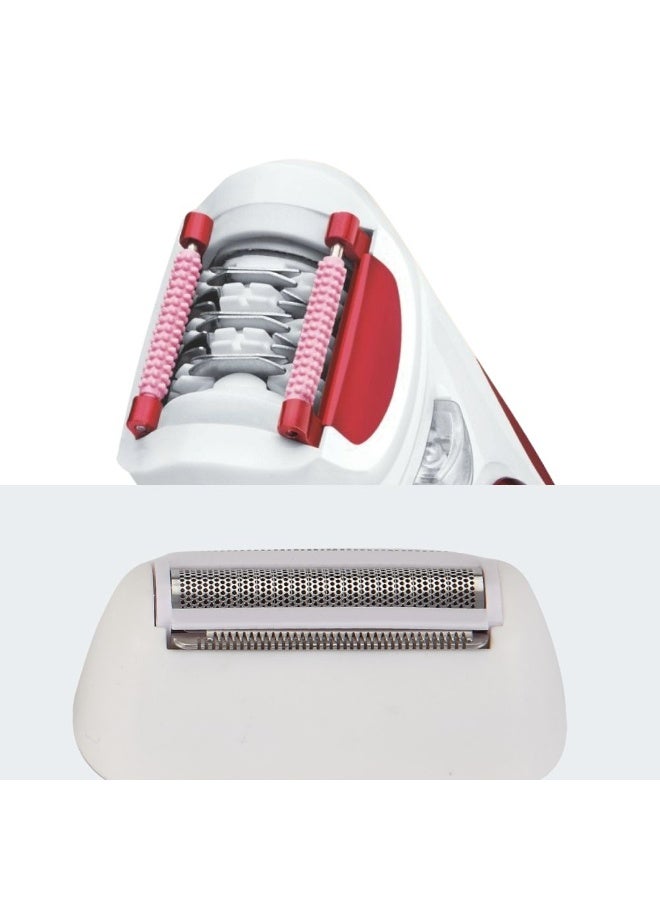 Mercury RECHARGEABLE LADY EPILATOR & SHAVER - CORD AND CORDLESS USE - POWERFUL MOTOR - PRECISION STAINLESS STEEL CUTTING BLADE - 40 MINUTES WORKING - LED LIGHT. - Image 3
