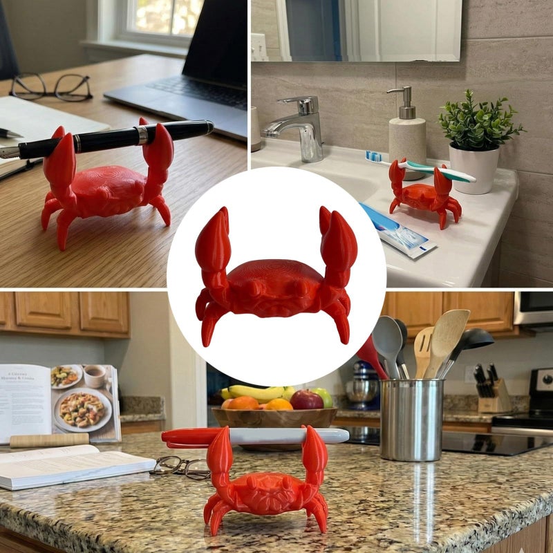 Green Sea Animal Pen Rest Desk Organizer Pencil Eyeglasses Stand Office Home Study Room Decoration Gift - Image 3