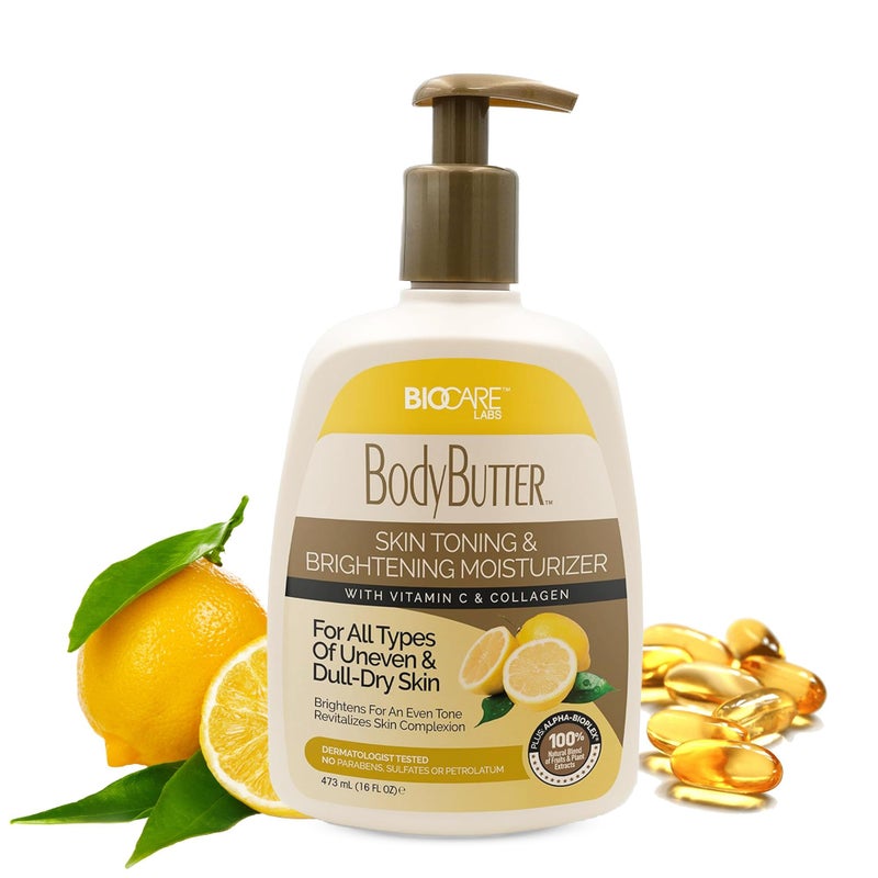 Biocare Labs Vitamin C & Collagen Moisturizing Body Butter Body Cream - Image 1