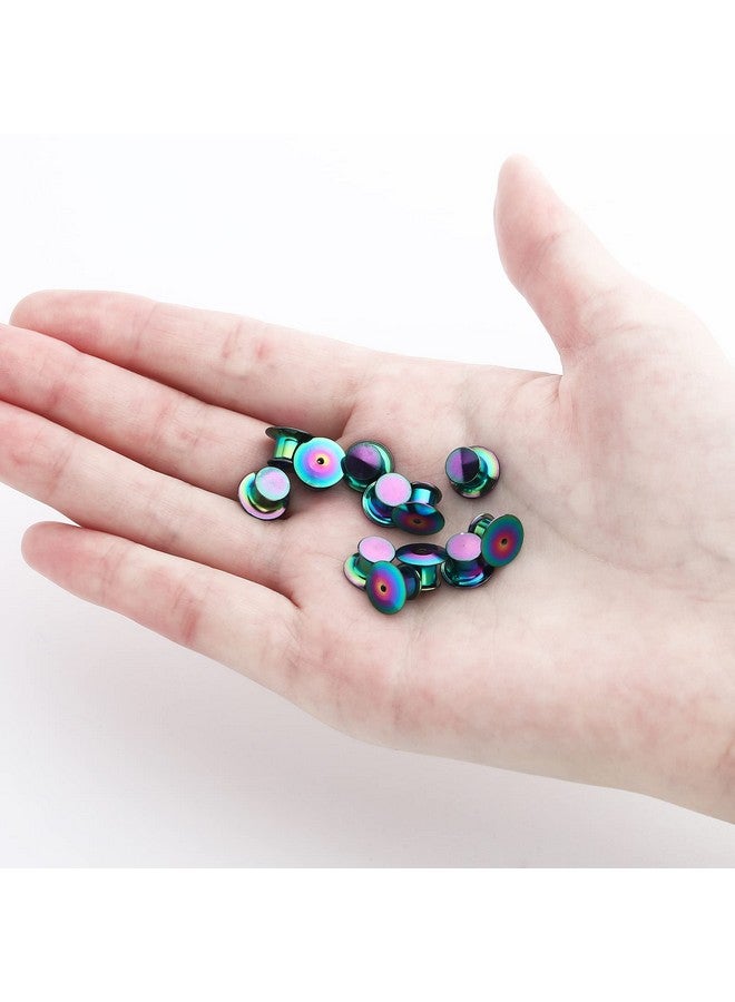 SUBANG 40 Pieces Metal Pin Backs Locking Pin Keepers Locking Clasp With Storage Case - Image 4