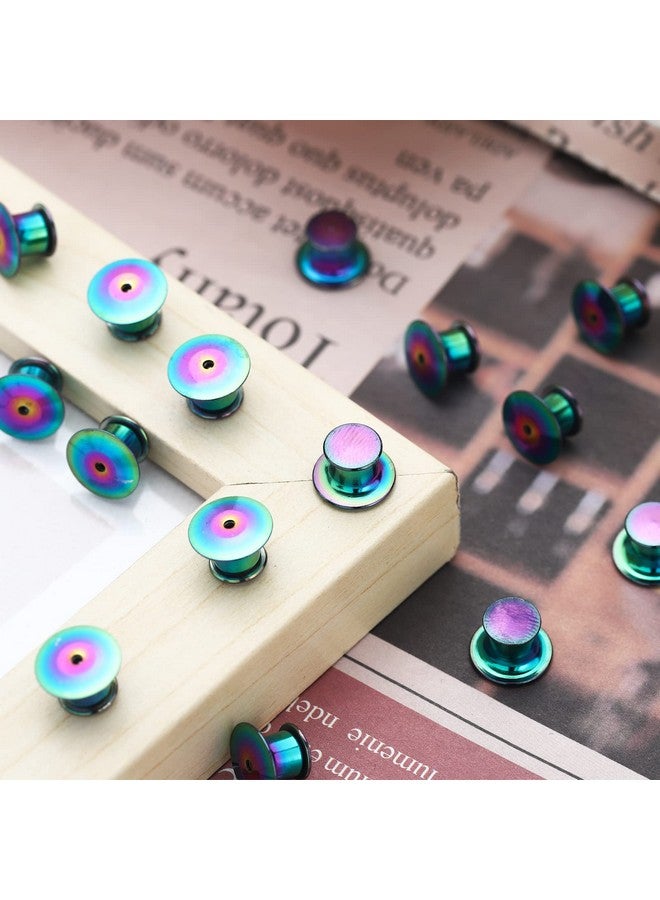 SUBANG 40 Pieces Metal Pin Backs Locking Pin Keepers Locking Clasp With Storage Case - Image 5