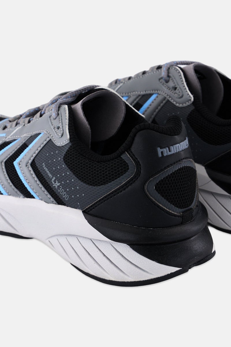 Hummel Men Reach LX3000 Lace Up Running Shoes, Grey - Image 2