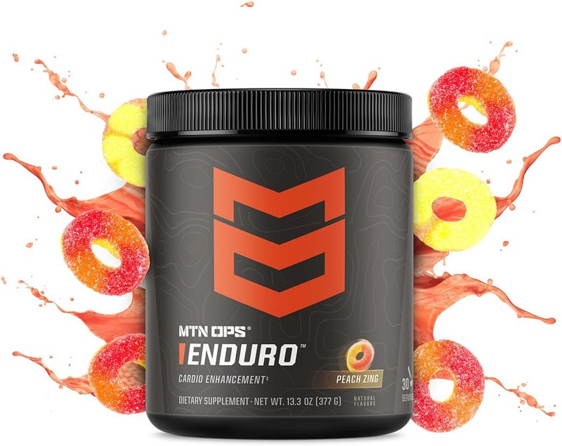 MTN OPS Enduro Nitric Oxide Supplement  StimFree Pre Workout  30 Servings  with Magnesium Citrate Beet Root Powder Niacinamide L Arginine  L Citrulline  Peach Zing Flavor - Image 5