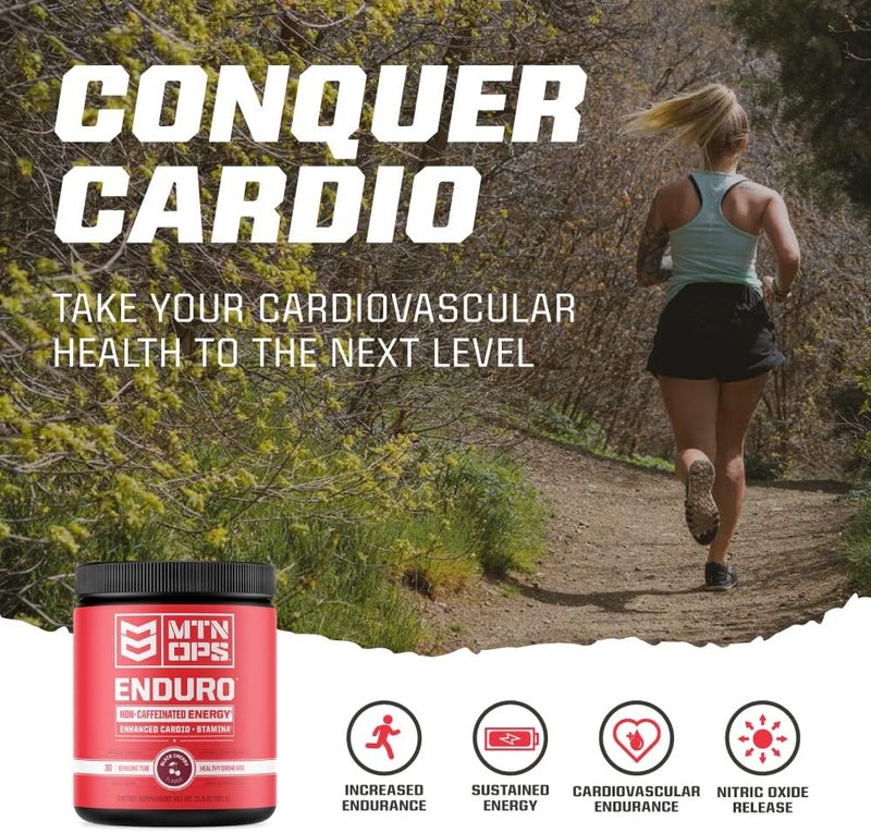 MTN OPS Enduro Nitric Oxide Supplement  StimFree Pre Workout  30 Servings  with Magnesium Citrate Beet Root Powder Niacinamide L Arginine  L Citrulline  Peach Zing Flavor - Image 3