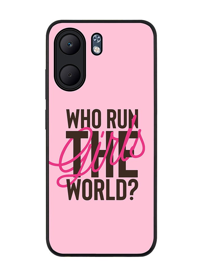 Stylizedd For Oppo A5x 5G / A5x 4G Case,Slim fit Camera Protection, Shockproof Thin Phone cover  - Who run the world?