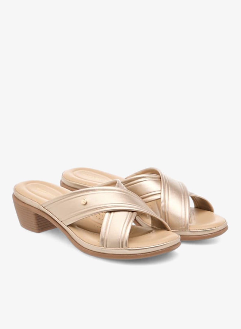 فلورا بيلا من شو إكسبرس صنادل نسائية بحزام متقاطع وكعب بلوك - Image 3