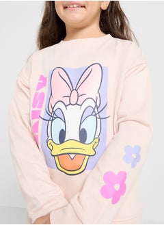 Disney Donald Duck Graphic Sweat Shirt  - Image 3