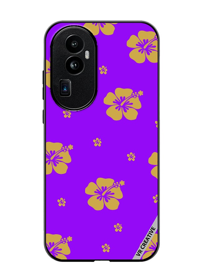 VR CREATIVE Protective Case Cover For Oppo Reno 10 Pro Plus Hibiscus Design Multicolour - Image 1