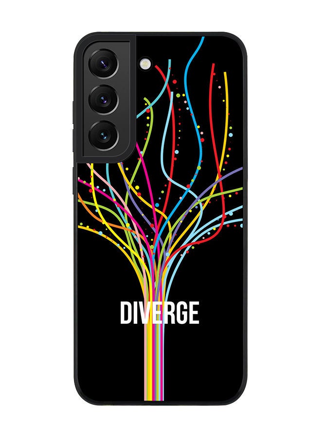 Stylizedd Rugged Black edge case for Samsung Galaxy S21 5G Slim fit Soft Case Flexible Rubber Edges Anti Drop TPU Gel Thin Cover - Diverge (Black) - Image 1