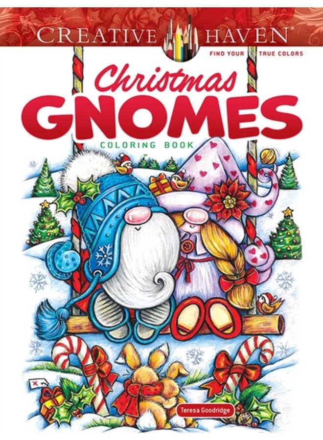 Creative Haven Christmas Gnomes Coloring Book - Paperback