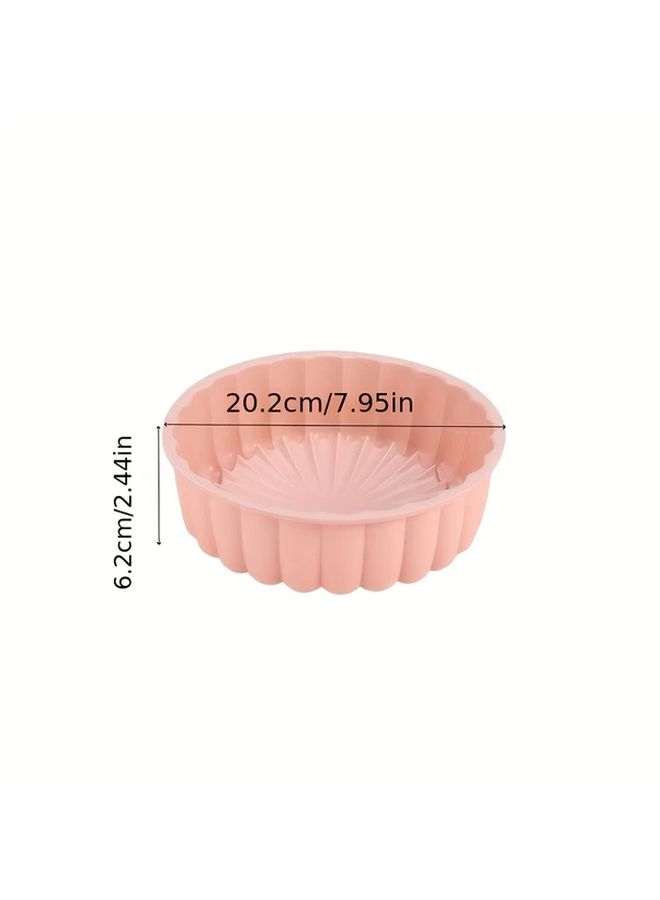 Sunflower Silicone Cake Mold Non Stick Easy Release Reusable DIY Baking Pan For Cakes Jellies And Creams Morandi Gray Mintature Baking Accessories - Image 3