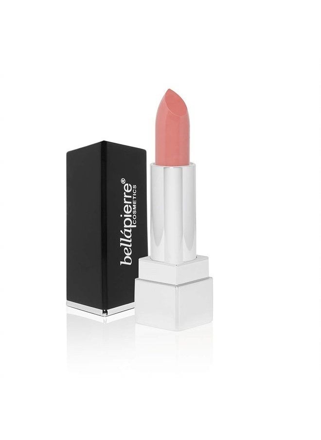 BellaPierre Mineral Lipstick | Richly Pigmented Mineral Lipstick | 100% Natural Formulation | Non-Toxic, Cruelty and Paraben Free | Sun Protection | Long Lasting Nourishing Color – Velvet Rose  - Image 1
