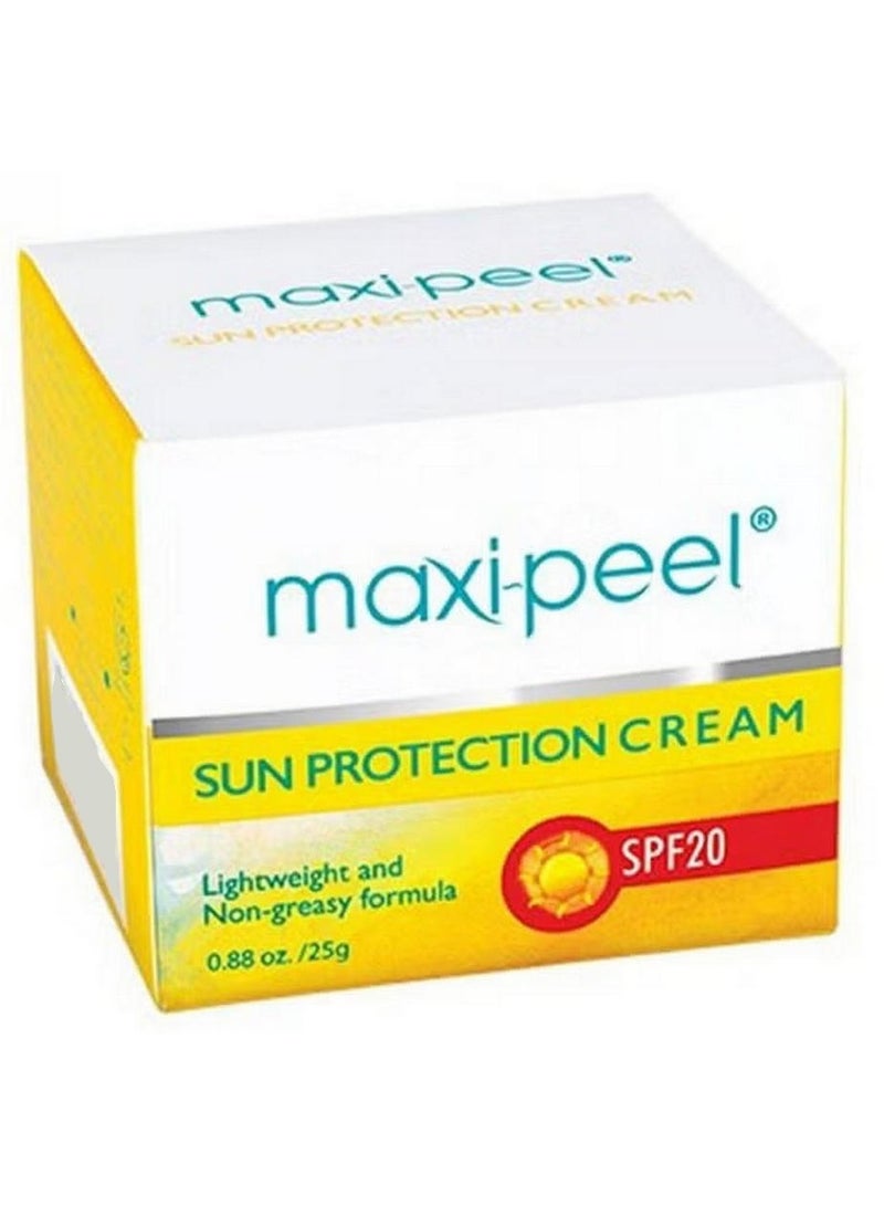 MAXI PEEL Spf 20 Sun Protection Cream 25G - Image 2
