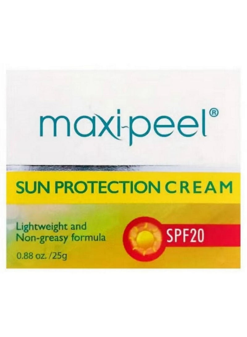MAXI PEEL Spf 20 Sun Protection Cream 25G - Image 3