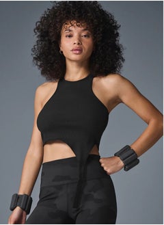alo alo summer minimalist style top, slim and unique, irregular hem vest for women, sleeveless  - Image 1