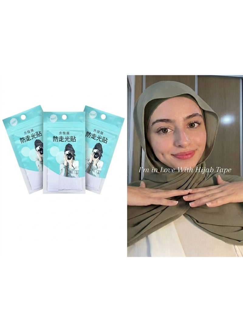 Double-Sided Hijab & Clothes Fixing Tape – Invisible Non-Slip Strips – 3 Packs - Image 5