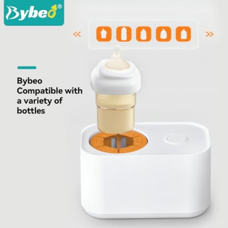 2-In-1 Baby Bottle Warmer Formula Mixer with 2pcs Baby Formula Dispensers, Electric Bottle Shaker with Constant Temperature Automatic Mixing, Multifunctional Baby Milk Powder Mixer - Image 5