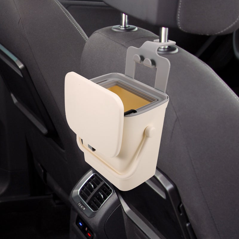 Car Trash Can Car Organizer Garbage Can Multipurpose Automotive Trash Bin For Car - Image 3